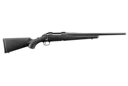 Ruger American Compact 7mm-08 Rem Rifle, Black Synthetic - 6909