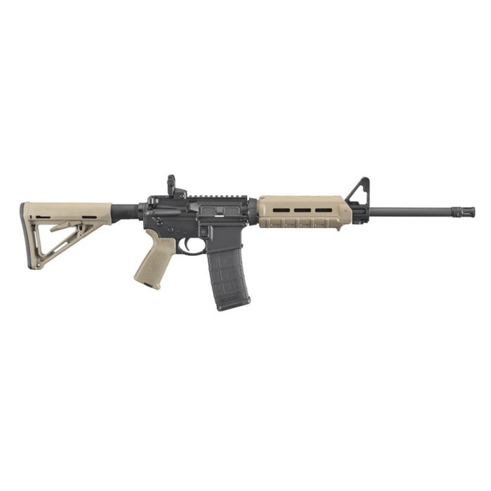 Ruger AR-556 Carbine AR-15, 16” Barrel, Flat Dark Earth, With Magpul Accessories, 30Rd