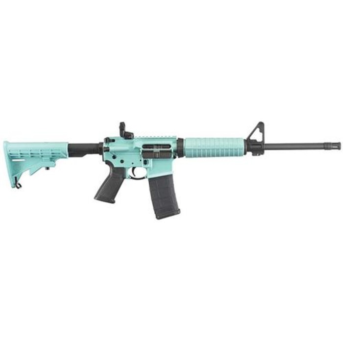 Ruger AR-556 5.56mm 16" Barrel TURQUOISE BLUE 30rd Mag