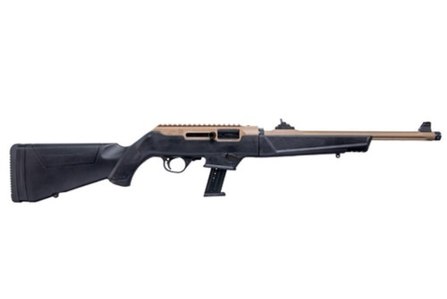 Ruger PC Carbine Flat Dark Earth 9mm Take Down, 16" Barrel, Ruger & Glock Mag Adapter, 17rd Mag