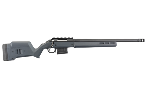 Ruger American Magpul Hunter 308 Winchester 20" Barrel, Magpul Short Action Fully Adjustable Stock Matte Black, 5rd