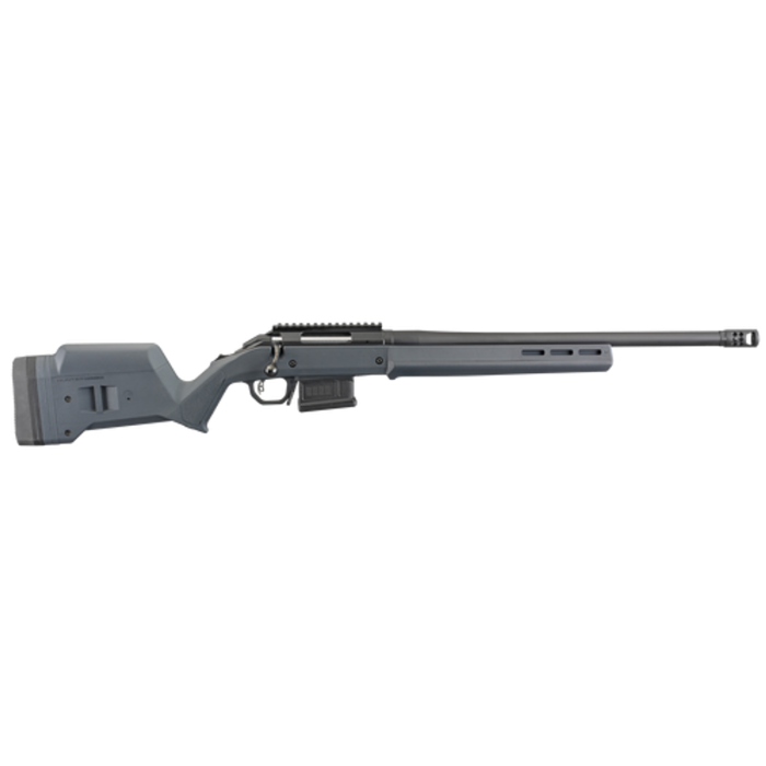 Ruger American Magpul Hunter 308 Winchester 20" Barrel, Magpul Short Action Fully Adjustable Stock Matte Black, 5rd