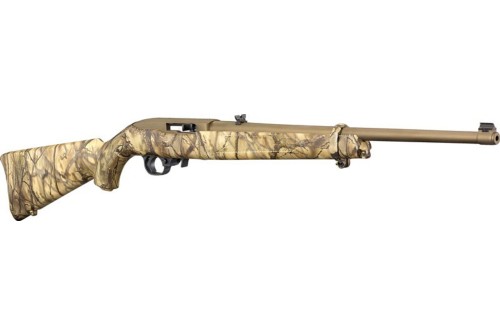 Ruger 10/22 Go Wild 22 LR, 18.5" Barrel Go Wild Camo Stock, Bronze Cerakote Barrel and Action