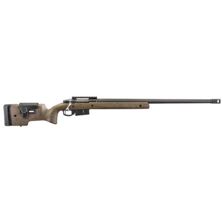 Ruger Hawkeye Long Range Target 6.5 PRC, 26" Barrel, Brown/Black Laminate, Adjustable Stock, 3rd