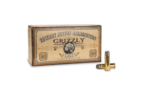 Grizzly Cartridge 358 Magnum 158 Grain Round Nose Flat Point Pistol Ammo, 50 Rounds, GC357M8