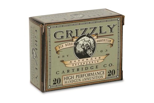 Grizzly Cartridge 41 Magnum 265 Grain Wide Long Nose Gas Check Pistol Ammo, 20 Rounds, GC41M5