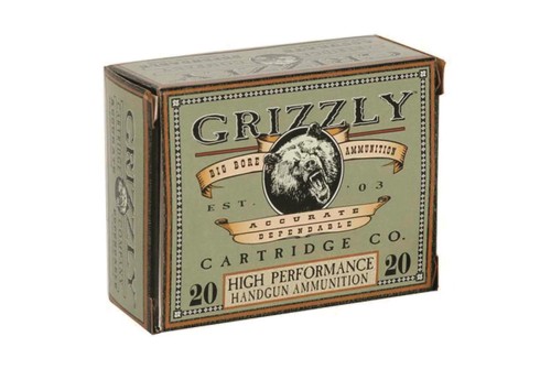 Grizzly Cartridge 454 Casull 335 Grain Wide Long Nose Gas Check Pistol Ammo, 20 Rounds, GC454CL12