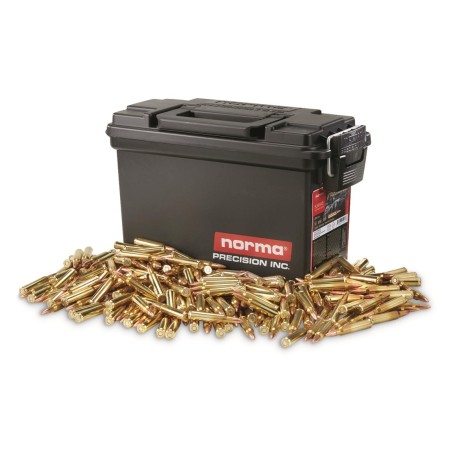 Norma 5.56x45mm 55 Gr FMJ Centerfire Ammunition 250rd Ammo Can