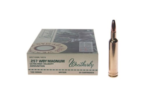 Weatherby Select Plus 100 gr Spire Point .257 Mag Rifle Ammo, 20/box - H257100SP