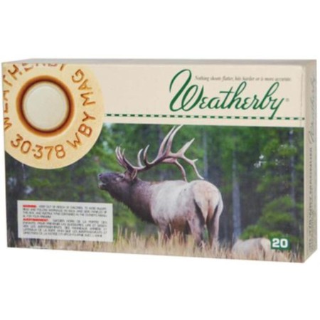 Weatherby Ammo 30-378Wby 180Gr Barnes Tsx 747115417766 -