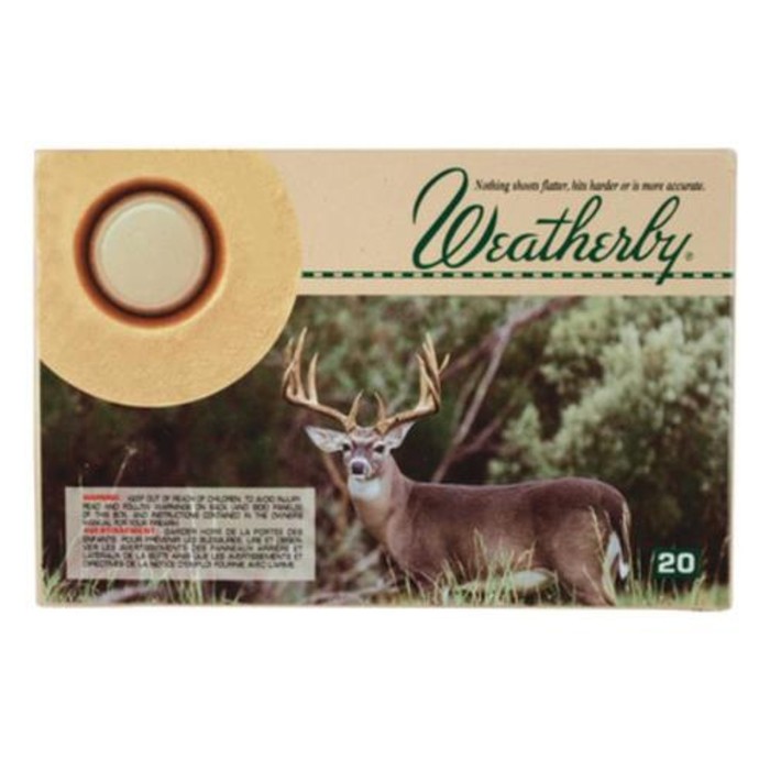 Weatherby Select 270 Weatherby Mag 130 grain Norma Spitzer Rifle Ammo, 20/Box - G270130SR