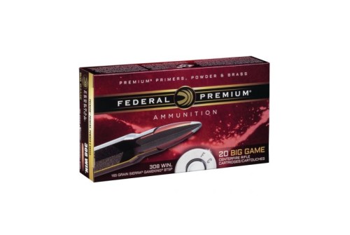 Federal Premium .308 Win 165 gr GameKing BTSP 20 Rounds Ammunition - P308C