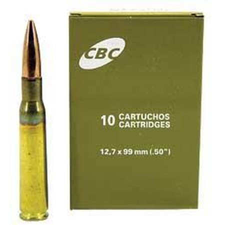 50 BMG - 624 Grain FMJ - Magtech - 100 Rounds