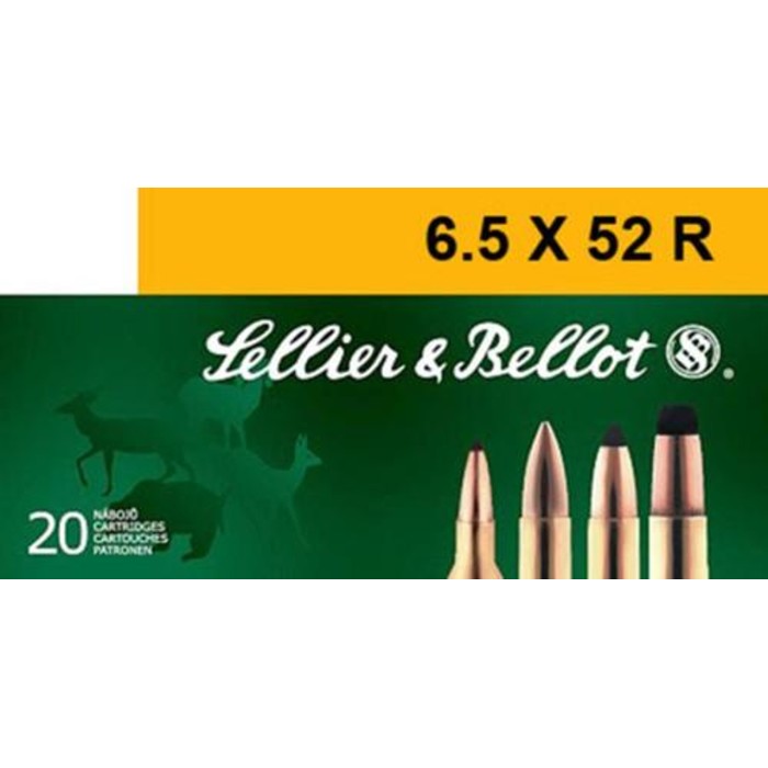 Sellier & Bellot SB6552RA Rifle 6.5x52mmR 117 gr Soft Point (SP) 20 Bx