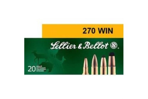 Sellier & Bellot Nosler Partition Rifle Ammunition .270 Win 130 GR PT - 20/Box 754908511730