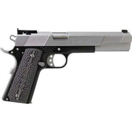 Iver Johnson Arms Iver Johnson Arms Eagle Xl, 10Mm, 6" Barrel, Matte Chrome/Matte Black, Walnut Grips, 8-Rd EAGLEXL-T/T10