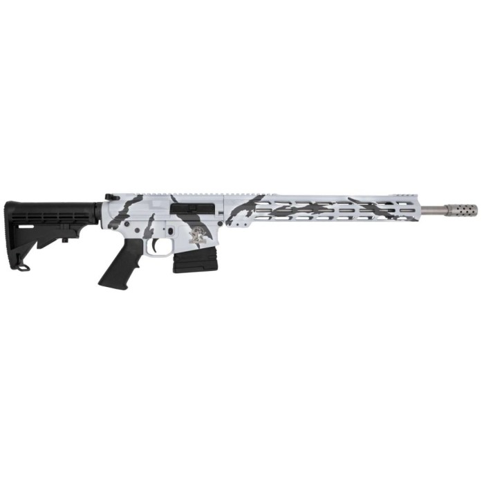 Great Lakes Firearms and Ammunition AR-10 Snow Camo / SS .308 Win 18