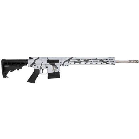 Great Lakes Firearms and Ammunition AR-10 Pursuit Snow Camo/SS 6.5 Creedmoor 20