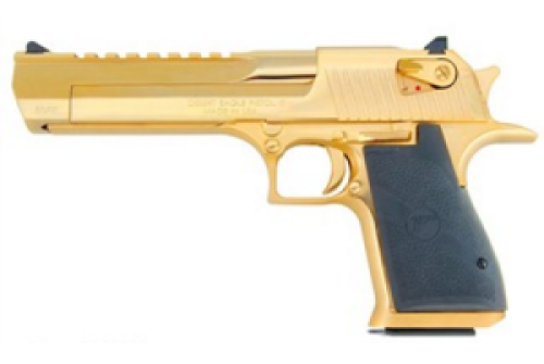 MR Desert Eagle 44Mag 6 24Kt Gold DE44GO -