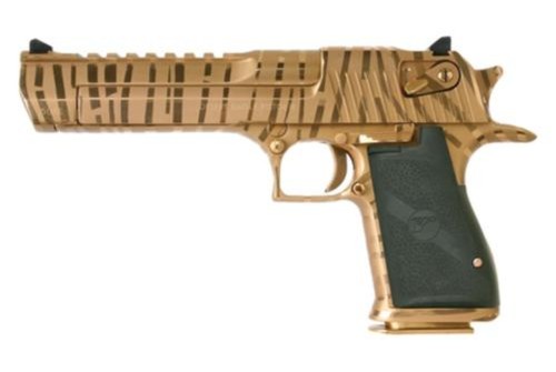 Magnum Research Desert Eagle .50 AE 6" Titanium Gold Tiger