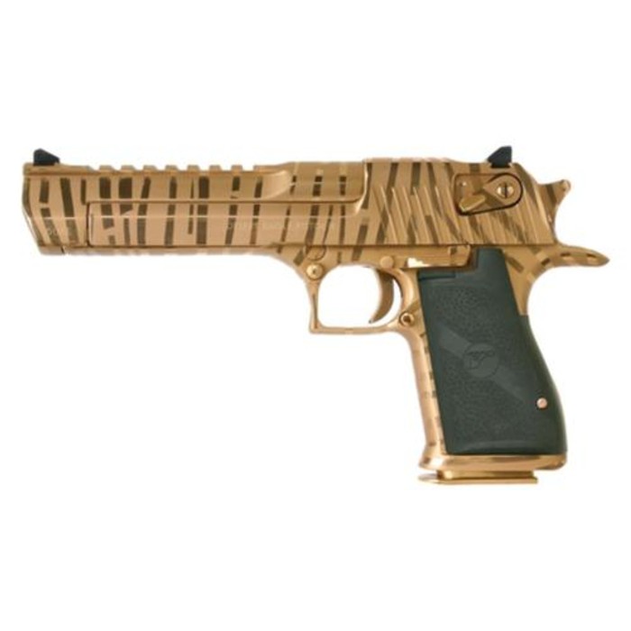 Magnum Research Desert Eagle .50 AE 6" Titanium Gold Tiger