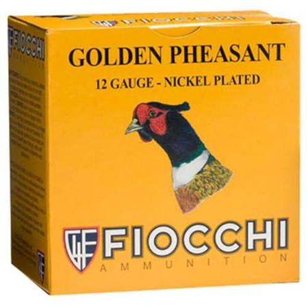 Fiocchi Golden Pheasant 12 Gauge 3in #4 1-3/4oz Upland Shotshells - 25 Rounds