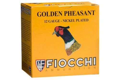 Fiocchi Golden Pheasant 12 Ga, 3", 1-3/4oz, 5 Shot, 25rd/Box