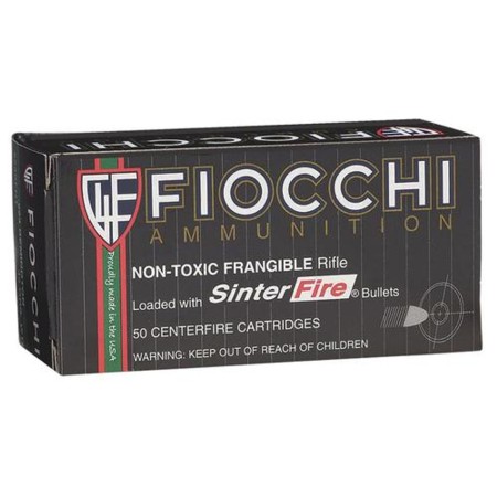 FIOCCHI 223 Rem. 45 Grain Frangible Ammo, 50 Round Box (223SFNT)