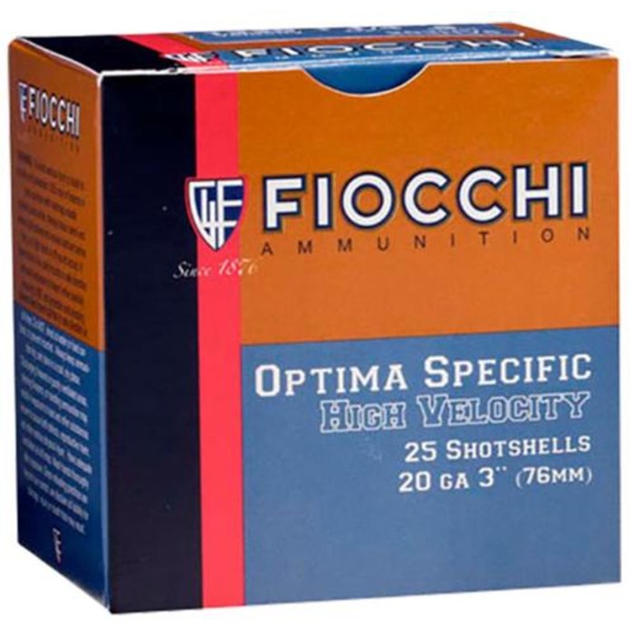 Fiocchi 20ga. 3" 1200fps. - 1 1/4oz. #4 25-pack