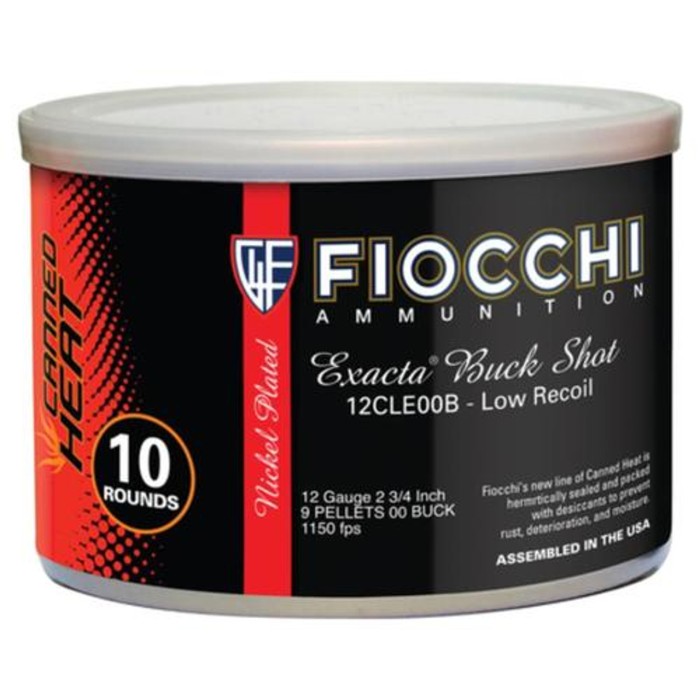 Fiocchi 12Ga 2.75 9Pel 00 Buck HI Velocity 10/10 12CLE00B