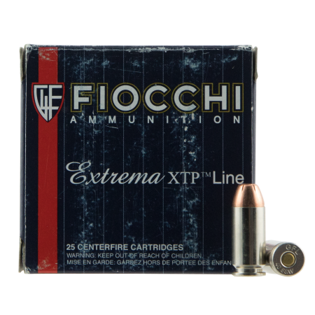 Fiocchi 40XTPB25 Extrema  40 S&W 180 gr XTP Hollow Point 25 Bx/ 20 Cs