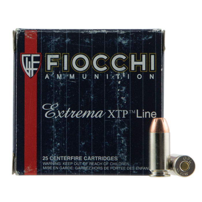 Fiocchi 40XTPB25 Extrema  40 S&W 180 gr XTP Hollow Point 25 Bx/ 20 Cs