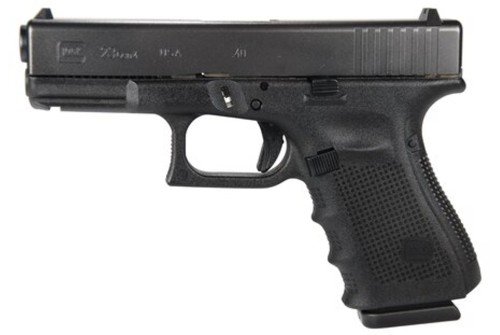 Glock, 23 Gen4, Striker Fired, Compact, 40S&W, 4.02" Barrel, Polymer Frame, Matte Finish, Fixed Sights, 13Rd, 3 Magazines