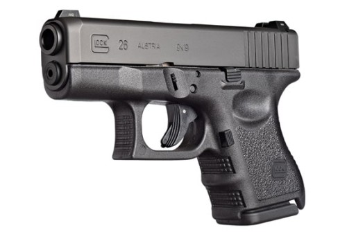 Glock G26 Gen3 3.4" 10rd 9mm Pistol, Black - UI2650201