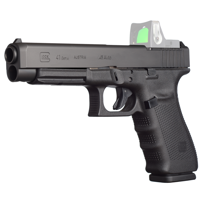 Glock 41 G4 MOS 45 Auto (ACP) 5.31in Black Pistol - 13+1 Rounds