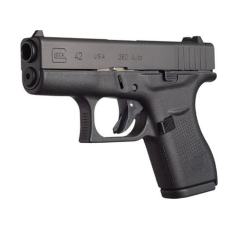 Glock G42 .380 ACP, 3.25" Barrel, Glock Night Sights 6 rd Mag