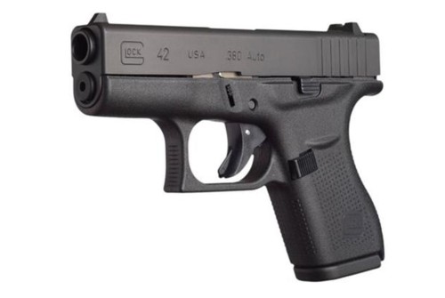 Glock G42 .380 ACP, 3.25" Barrel, Glock Night Sights 6 rd Mag