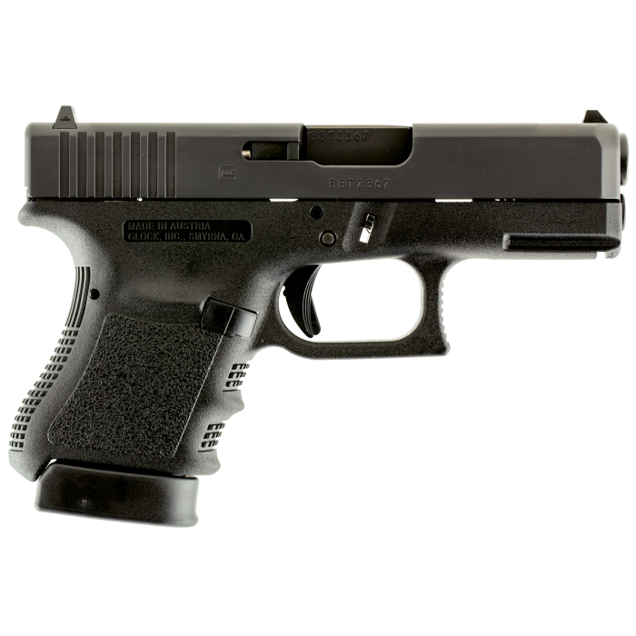 Glock PI3650201FGR G36 Subcompact 45 ACP 3.78" 6+1 Black Steel Slide Black Polymer Grip Fixed Sights