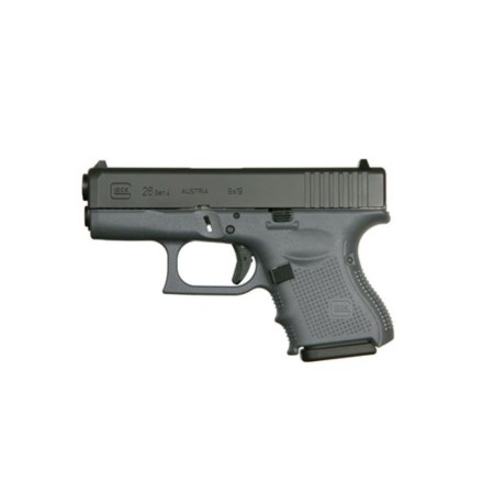 Glock G26 G4 9mm 3.4" Barrel Full Gray Cerakote Finish 10rd Mag