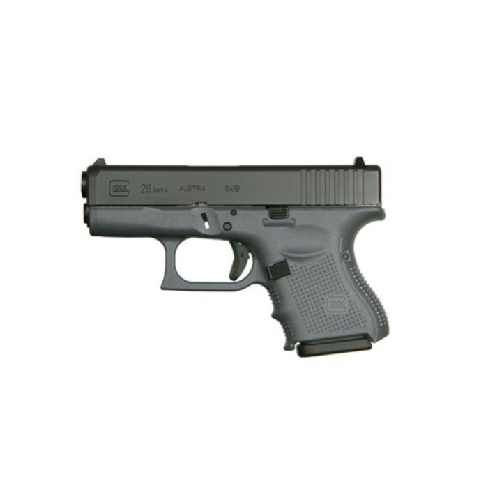 Glock G26 G4 9mm 3.4" Barrel Full Gray Cerakote Finish 10rd Mag