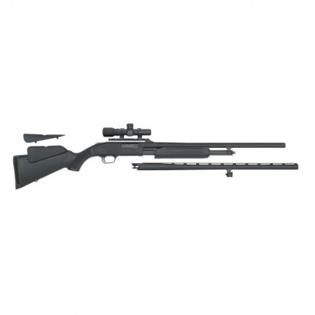 Mossberg 500 Combo Field/Deer 26"/24" 20 Gauge Shotgun 3" Pump, Black - 54047