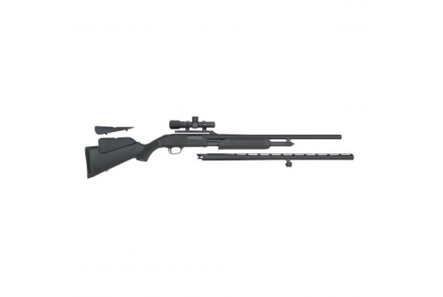 Mossberg 500 Combo Field/Deer 26"/24" 20 Gauge Shotgun 3" Pump, Black - 54047