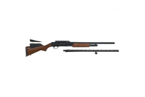 Mossberg 500 Combo Field/Deer 28"/24" 12 Gauge Shotgun 3" Pump, Wood - 54243