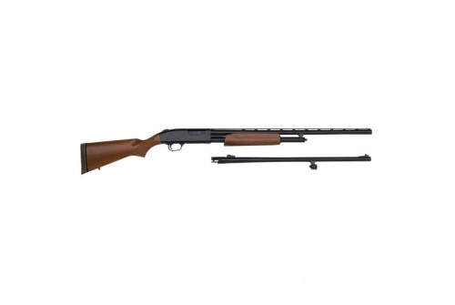 Mossberg 500 Combo Field/Deer 26"/24" 20 Gauge Shotgun 3" Pump, Wood - 54282