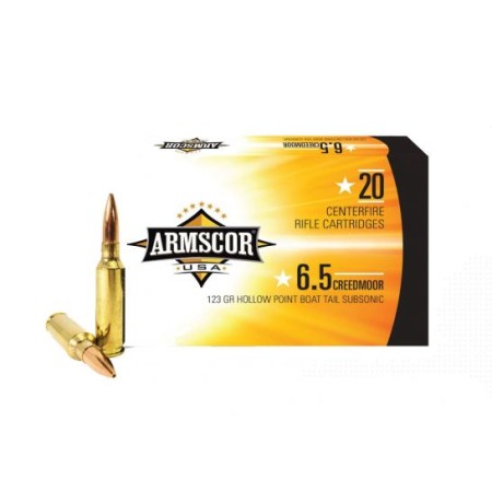 Armscor 123 gr Hollow Point Boat Tail .6.5 Crd Ammo, 20/box - FAC65CIN