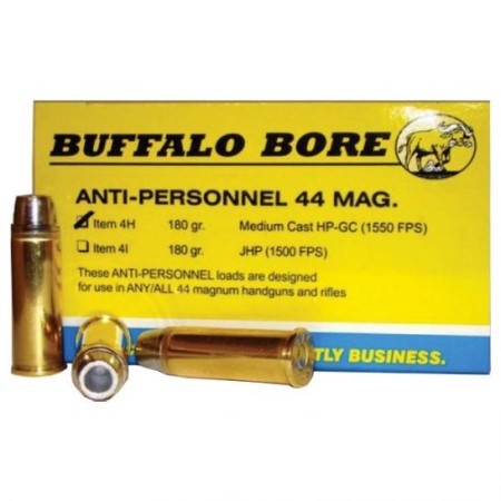 Buffalo Bore Ammunition 4H/20 44RM 180G MCST HPGC AP 20rds