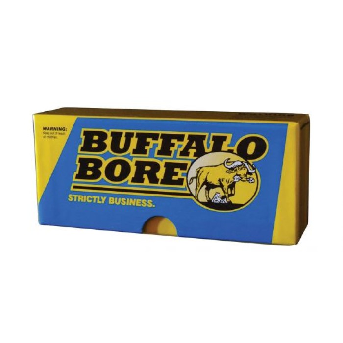 Buffalo Bore Heavy 30-30 Win 190 grain Jacketed Flat Nose Rifle Ammo, 20/Box - 28A/20