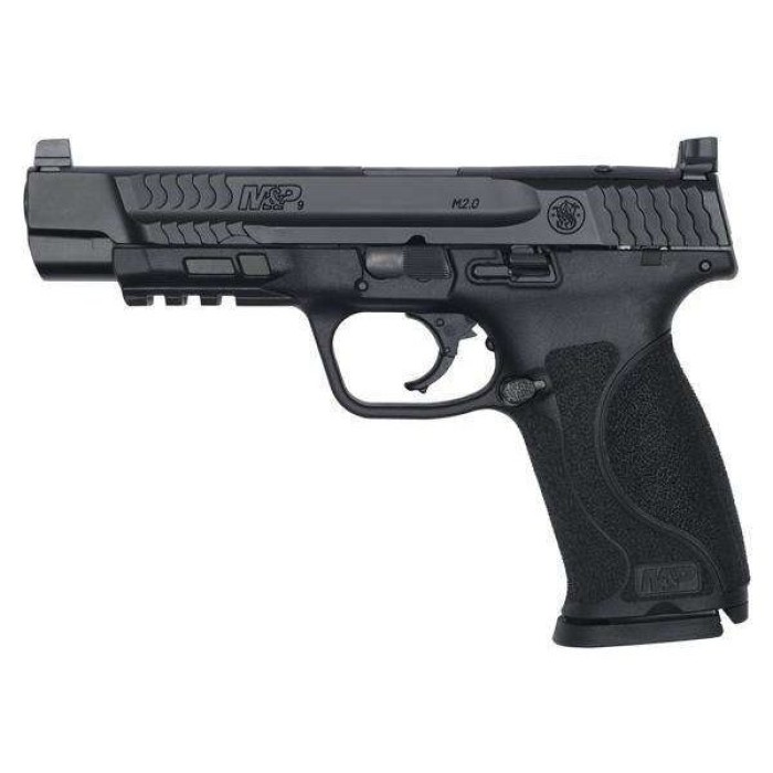 S&W LE M&P9 M2.0 Handgun 9Mm Luger 17Rd Magazine 5" Barrel Optic Ready NO Thumb Safety-Used 12661U