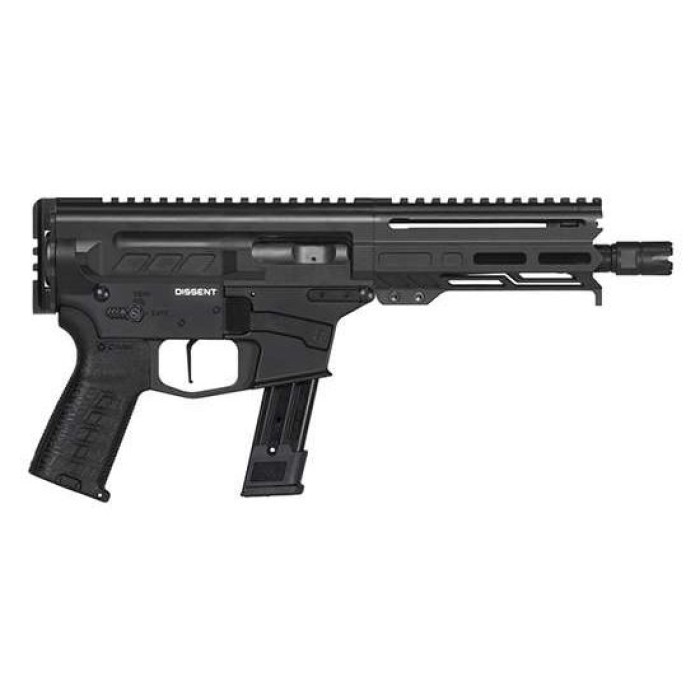 CMMG Dissent MK57 5.7x28mm 6.5in 20rd Armor Black Pistol (57AA8D5-AB)