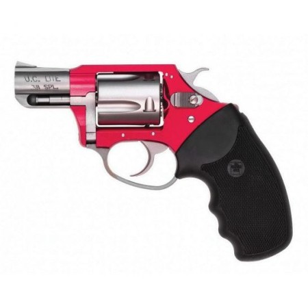 Charter Arms Undercover Lite Red/Stainless 38 Special Revolver - 5 Rounds, 2